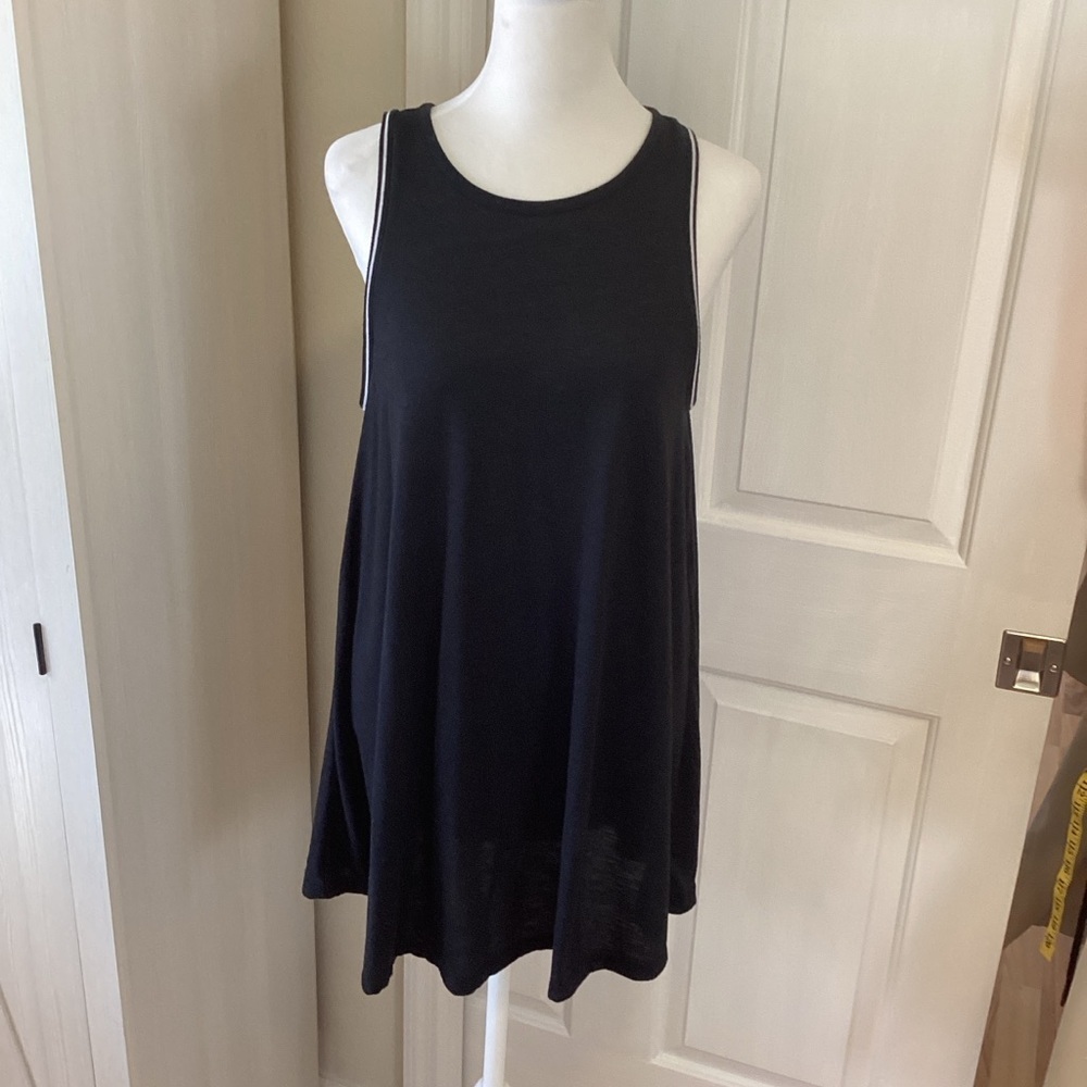 Hurley Black Flowy Mini Dress Sz S